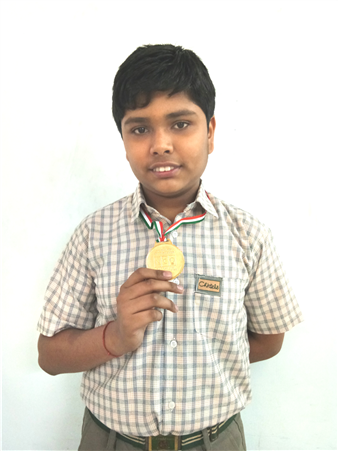 Aakansh Mishra - VII C Medal of Distinction - Cyber Olympiad Level - I